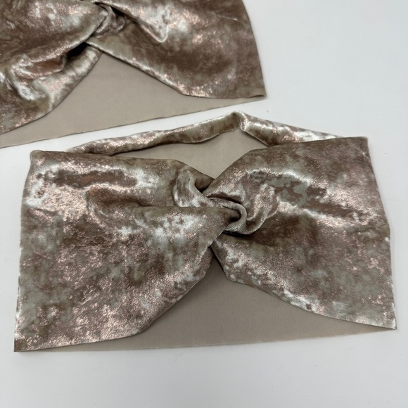 Mommy and Child Matching Grey Velvet and Rose Gold - Picture 2 of 9